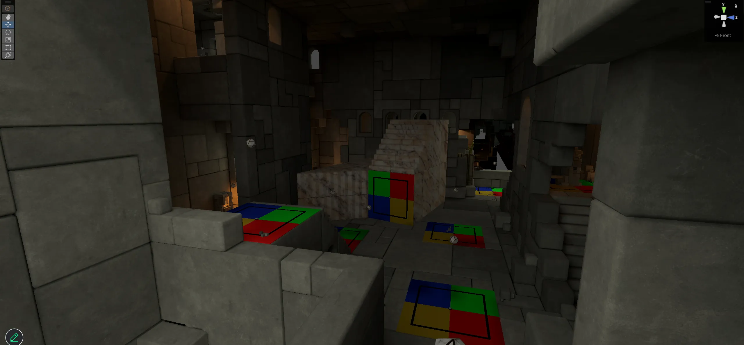 Interior version that shifts based on player placement