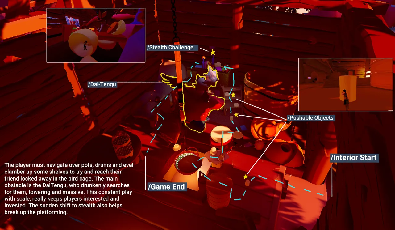 Interior overview of the forest level