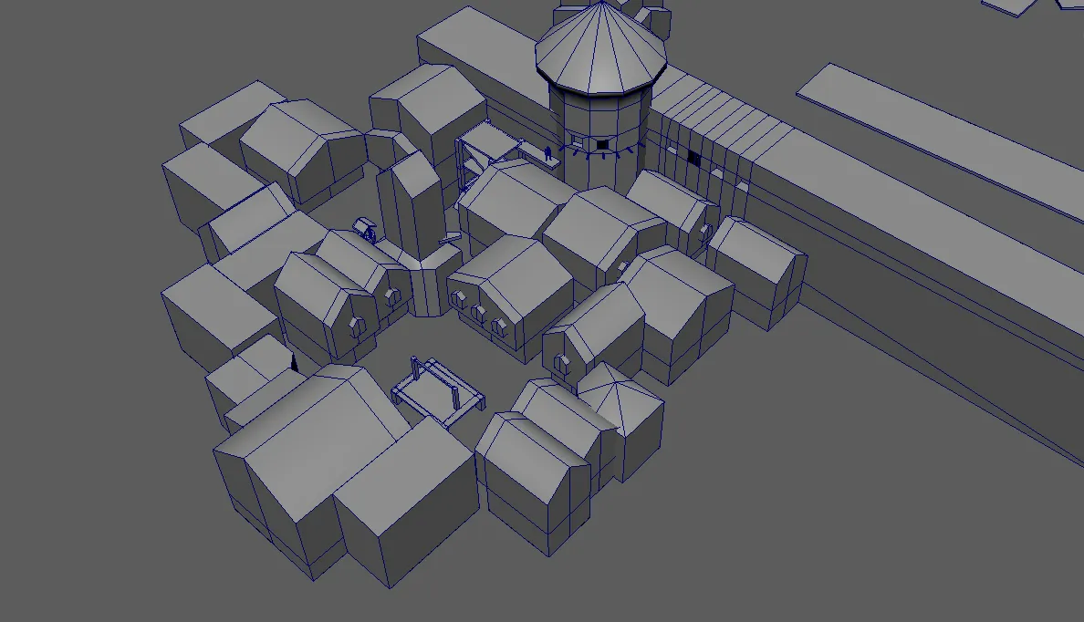 Initial sketching for New Quarter square